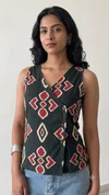 K 1111 By Naisha Printed Cotton Western Ladies Top